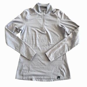 REI Co Op Womens Size S Quarter Zip Long Sleeve Pullover Shirt Light Purple